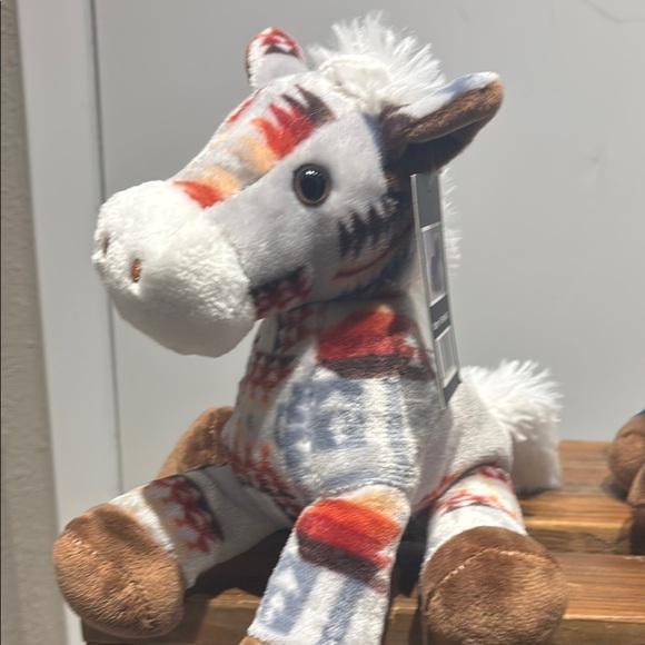 Plush Stuffed Animal Toy - White and Brown - Picture 13 of 15